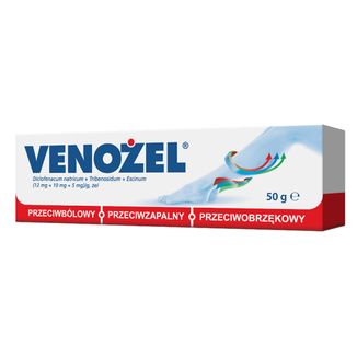 Venogel (12 mg + 10 mg + 5 mg)/ g, żel, 50 g - zdjęcie produktu