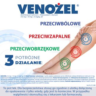 Venogel (12 mg + 10 mg + 5 mg)/ g, żel, 50 g - 3 - zdjęcie produktu
