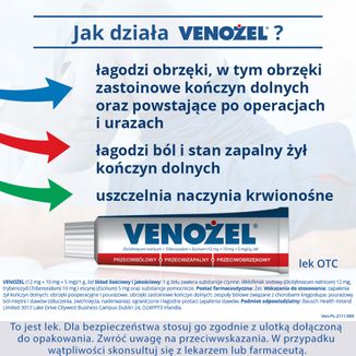 Venogel (12 mg + 10 mg + 5 mg)/ g, żel, 50 g - 5 - zdjęcie produktu