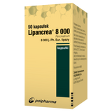 Lipancrea 8000 j., 50 kapsułek - miniaturka zdjęcia produktu