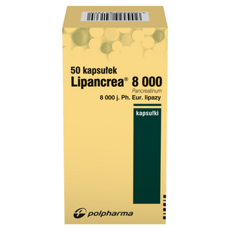 Lipancrea 8000 j., 50 kapsułek - 2 - zdjęcie produktu