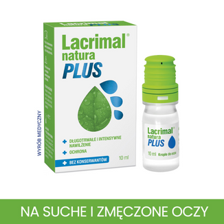 Lacrimal Natura Plus, krople do oczu, 10 ml - 3 - zdjęcie produktu
