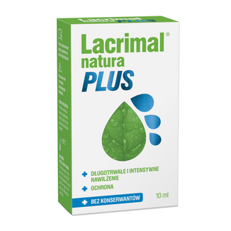 Lacrimal Natura Plus, krople do oczu, 10 ml - 2 - zdjęcie produktu