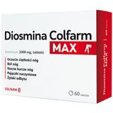 Diosmina Colfarm Max 1000 mg, 60 tabletek - miniaturka zdjęcia produktu