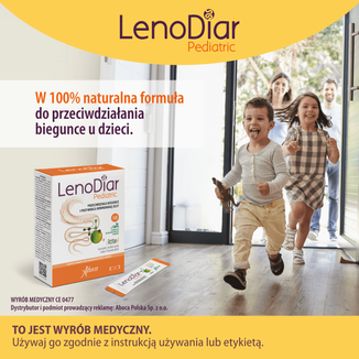 LenoDiar Pediatric, granulat powyżej 1 roku, 2 g x 12 saszetek - 2 - zdjęcie produktu