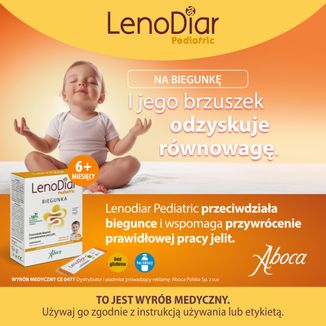 LenoDiar Pediatric, powyżej 6 miesiąca, granulat, 2 g x 12 saszetek - 2 - zdjęcie produktu