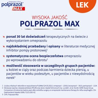 Polprazol Max 20 mg, 14 kapsułek - 5 - zdjęcie produktu