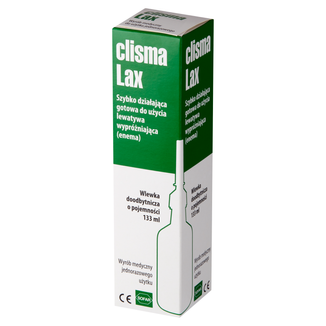 Clisma Lax, lewatywa wypróżniająca (enema), wlewka doodbytnicza, 133 ml - zdjęcie produktu