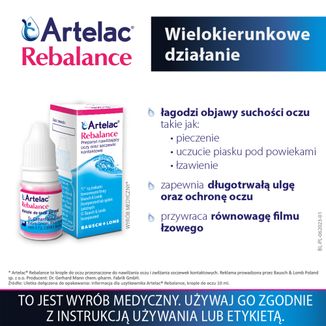 Artelac Rebalance, krople do oczu, 10 ml - 4 - zdjęcie produktu