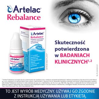Artelac Rebalance, krople do oczu, 10 ml - 5 - zdjęcie produktu