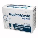 HydroNasin Ksylitol, zestaw uzupełniający do płukania nosa i zatok, 20 saszetek - miniaturka zdjęcia produktu