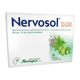 Nervosol Tabs 100 mg + 32 mg, 30 tabletek - miniaturka zdjęcia produktu