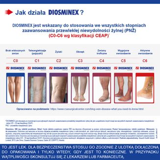 Diosminex 500 mg, 60 tabletek - 3 - zdjęcie produktu