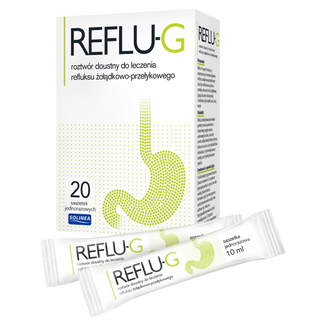 Reflu-G, roztwór doustny, 10 ml x 20 saszetek - 2 - zdjęcie produktu