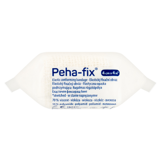 Peha-Fix, opaska elastyczna do podtrzymywania opatrunków, 4 cm x 4 m, 1 sztuka - zdjęcie produktu
