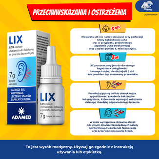 LIX, krople do uszu, 7 g - 7 - zdjęcie produktu