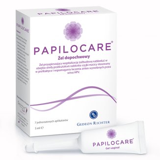 Papilocare, żel dopochwowy, 5 ml x 7 aplikatorów - 2 - zdjęcie produktu