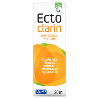 Ectoclarin, spray do nosa z ektoiną, 20 ml - zdjęcie produktu