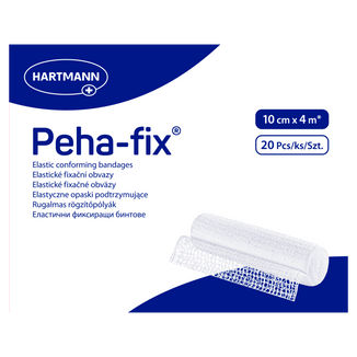 Peha-Fix, opaska elastyczna do podtrzymywania opatrunków, 10 cm x 4 m, 1 sztuka - zdjęcie produktu