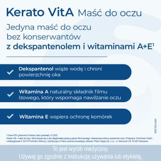 Kerato VitA, maść do oczu, 5 g - 4 - zdjęcie produktu