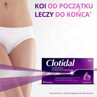 Clotidal 10 mg/ g, krem dopochwowy, 35 g - 5 - zdjęcie produktu