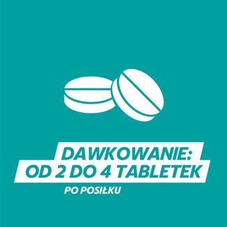 Gaviscon o smaku mięty Tab 250 mg + 133,5 mg + 80 mg, 48 tabletek do rozgryzania i żucia - 11 - zdjęcie produktu