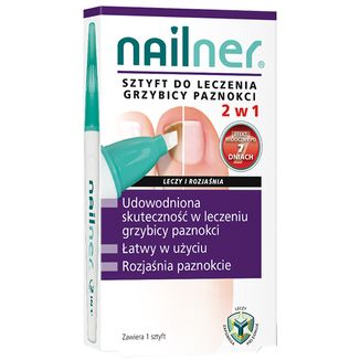 Nailner, sztyft do leczenia grzybicy paznokci, 2 w 1, 4 ml KRÓTKA DATA - zdjęcie produktu