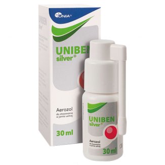 Uniben Silver, aerozol do stosowania w jamie ustnej, 30 ml - zdjęcie produktu