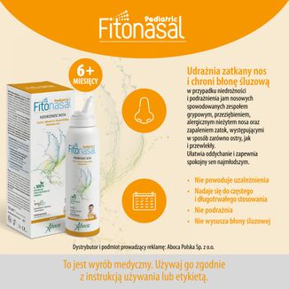 Fitonasal Pediatric, spray do nosa od 6. miesiąca, 125 ml - 3 - zdjęcie produktu