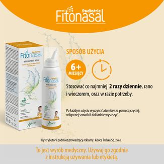 Fitonasal Pediatric, spray do nosa od 6. miesiąca, 125 ml - 5 - zdjęcie produktu