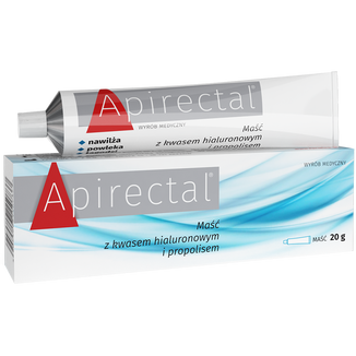 Apirectal, maść z kwasem hialuronowym i propolisem, 20 g - zdjęcie produktu