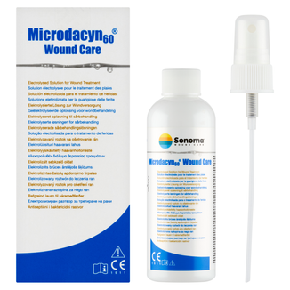 Microdacyn 60 Wound Care, elektrolizowany roztwór do leczenia ran, 100 ml USZKODZONE OPAKOWANIE - 2 - zdjęcie produktu