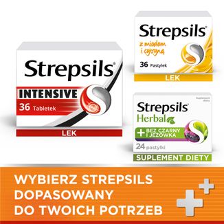 Strepsils Intensive bez cukru pomarańczowy 8,75 mg, 24 pastylki twarde USZKODZONE OPAKOWANIE - 13 - zdjęcie produktu
