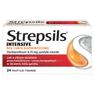 Strepsils Intensive bez cukru pomarańczowy 8,75 mg, 24 pastylki twarde - 3 - zdjęcie produktu
