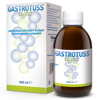 Gastrotuss Light, syrop przeciwrefluksowy, 500 ml - zdjęcie produktu