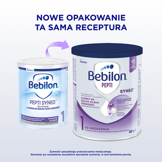 Bebilon Pepti 1 Syneo proszek, od urodzenia, 400 g - 3 - zdjęcie produktu