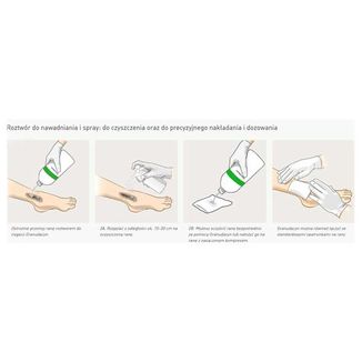 Granudacyn, roztwór do płukania ran, 250 ml - 3 - zdjęcie produktu