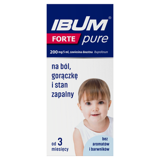 Ibum Forte Pure 200 mg/ 5 ml, zawiesina doustna dla dzieci od 3 miesiąca, 100 g - 2 - zdjęcie produktu