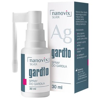 Nanovix Silver Gardło, spray do gardła, 30 ml - zdjęcie produktu