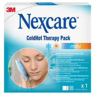Nexcare ColdHot Mini, okład żelowy ciepło-zimno, 11 cm x 12 cm, 1 sztuka - 2 - zdjęcie produktu