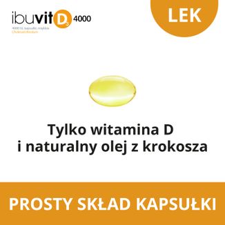 Ibuvit D3 4000 IU, 60 kapsułek - 3 - zdjęcie produktu