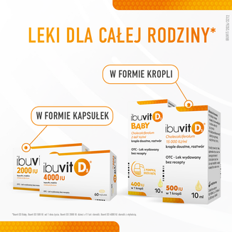 Ibuvit D3 4000 IU, 60 kapsułek - 3 - zdjęcie produktu