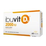 Ibuvit D3 2000 IU, 60 kapsułek USZKODZONE OPAKOWANIE - miniaturka zdjęcia produktu