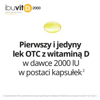 Ibuvit D3 2000 IU, 30 kapsułek - 2 - zdjęcie produktu