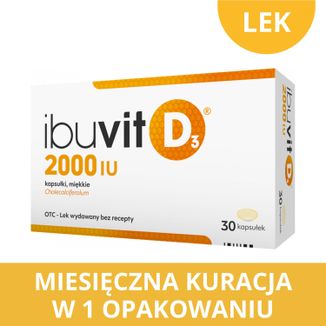 Ibuvit D3 2000 IU, 30 kapsułek - 6 - zdjęcie produktu