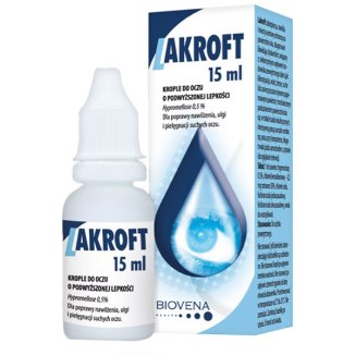 Lakroft, krople do oczu, 15 ml - zdjęcie produktu