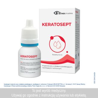 Keratosept, krople do oczu, 10 ml - 2 - zdjęcie produktu