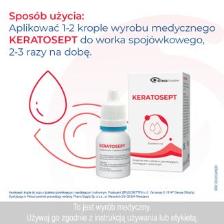 Keratosept, krople do oczu, 10 ml - 5 - zdjęcie produktu