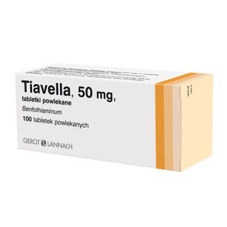 Tiavella 50 mg, 100 tabletek powlekanych - zdjęcie produktu