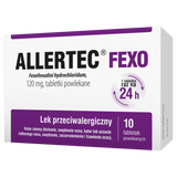 Allertec Fexo 120 mg, 10 tabletek powlekanych  - miniaturka zdjęcia produktu